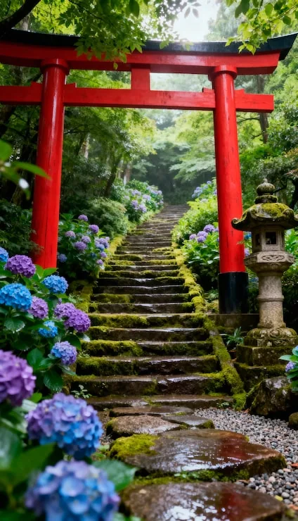 Sacred forest morning walk